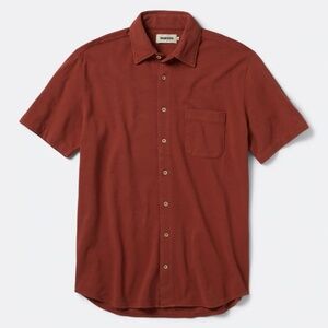 Taylor Stitch Short Sleeve in California Red in S/38